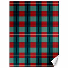 Pattern Texture Plaid Canvas 36  X 48  by Mariart