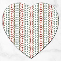 Pattern Line Background Wallpaper Jigsaw Puzzle (heart) by Mariart