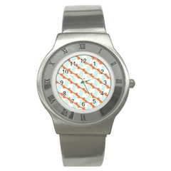 Wallpaper Chevron Stainless Steel Watch by HermanTelo