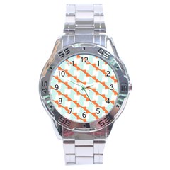 Wallpaper Chevron Stainless Steel Analogue Watch by HermanTelo