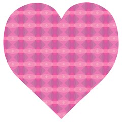 Pink Wooden Puzzle Heart by HermanTelo