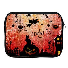 Funny Halloween Design, Cat, Pumpkin And Witch Apple Ipad 2/3/4 Zipper Cases by FantasyWorld7