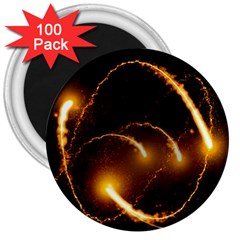 Flying Comets In The Cosmos 3  Magnets (100 Pack) by picsaspassion