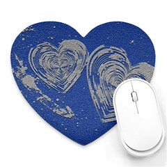 Heart Love Valentines Day Heart Mousepads by HermanTelo