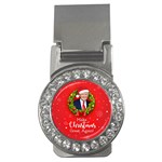 Make Christmas Great Again with Trump Face MAGA Money Clips (CZ)  Front