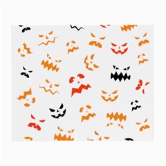 Pumpkin Faces Pattern Small Glasses Cloth by Sobalvarro