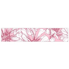 Pink Flowers Small Flano Scarf by Sobalvarro