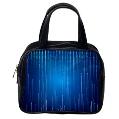 Abstract Rain Space Classic Handbag (one Side) by HermanTelo