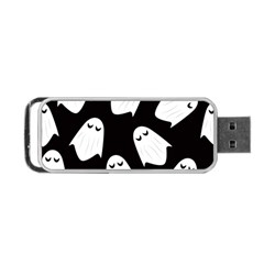 Ghost Halloween Pattern Portable Usb Flash (two Sides) by Amaryn4rt