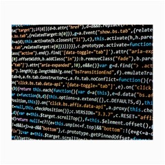 Close Up Code Coding Computer Small Glasses Cloth by Amaryn4rt