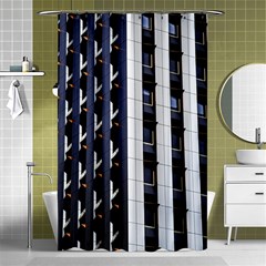 Architecture Building Pattern Shower Curtain 48  X 72  (small)  by Amaryn4rt