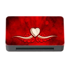 Love, Wonderful Elegant Heart Memory Card Reader With Cf by FantasyWorld7