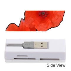 Coquelicots Fleurs Memory Card Reader (stick) by kcreatif