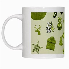 Christmas Symbols Decoration White Mugs by Wegoenart