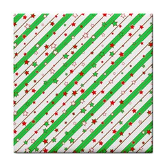 Christmas Paper Stars Pattern Texture Background Colorful Colors Seamless Tile Coaster by Vaneshart