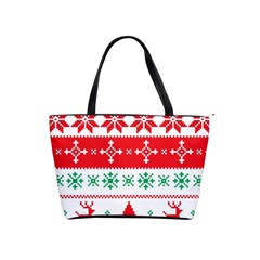 Ugly Christmas Sweater Pattern Classic Shoulder Handbag by Sobalvarro