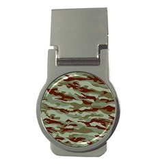 Brown And Green Camo Money Clips (round)  by McCallaCoultureArmyShop