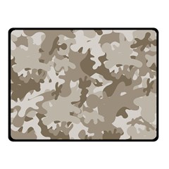 Tan Army Camouflage Fleece Blanket (small) by mccallacoulture