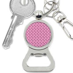 Heart Face Pink Bottle Opener Key Chain by snowwhitegirl