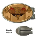 Wonderful Elephant Money Clips (Oval)  Front