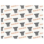 Slam Dunk Baskelball Baskets Double Sided Flano Blanket (Medium)  60 x50  Blanket Front