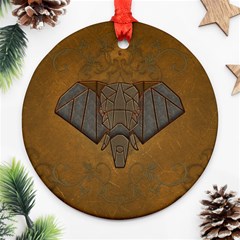 Wonderful Elephant Ornament (round) by FantasyWorld7