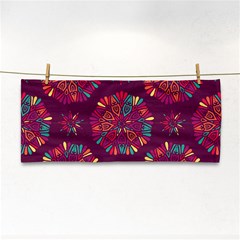 Circle Pattern Hand Towel by designsbymallika