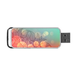 Mandala Pattern Portable Usb Flash (one Side) by designsbymallika