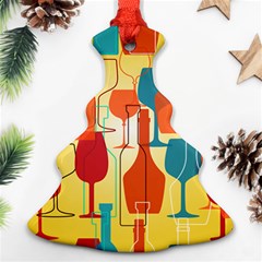 I Love Wine Ornament (christmas Tree)  by designsbymallika