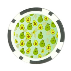 Avocado Love Poker Chip Card Guard (10 Pack) by designsbymallika