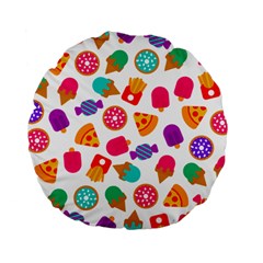 Candies Are Love Standard 15  Premium Flano Round Cushions by designsbymallika