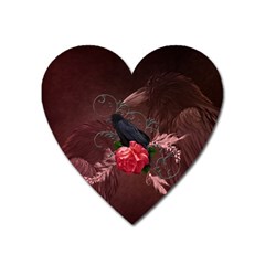 Wonderful Crow Heart Magnet by FantasyWorld7