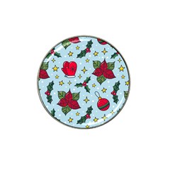 Colorful Funny Christmas Pattern Hat Clip Ball Marker (4 Pack) by Vaneshart