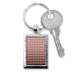 Valentine Girl Pink Ombre Key Chain (rectangle) by snowwhitegirl