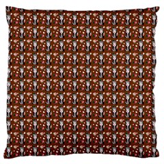 Chrix Pat Russet Large Cushion Case (one Side) by snowwhitegirl