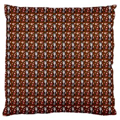 Chrix Pat Russet Standard Flano Cushion Case (two Sides) by snowwhitegirl