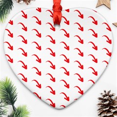 Create Your Own Custom Online Full Print Blank Template Heart Ornament (two Sides) by startdesign