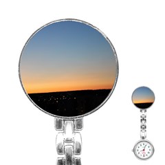 Photo Coucher Du Soleil Bleu/orange Stainless Steel Nurses Watch by kcreatif