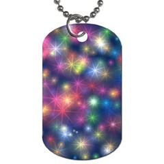 Abstract Background Graphic Space Dog Tag (one Side) by Bajindul