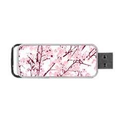 Fleurs De Cerisier Portable Usb Flash (two Sides) by kcreatif