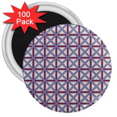 Df Donos Grid 3  Magnets (100 Pack) by deformigo