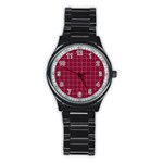 DF Ricky Purplish Stainless Steel Round Watch Front