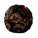 Old Embroidery 1 1 Standard 15  Premium Flano Round Cushions Front