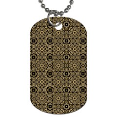 Df Tobacco Field Dog Tag (two Sides) by deformigo