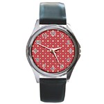 DF Rafflesia Round Metal Watch Front