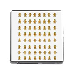 Ginger Breads Dancing So Merry Memory Card Reader (square 5 Slot) by pepitasart