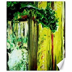 Old Tree And House With An Arch 8 Canvas 20  X 24  by bestdesignintheworld