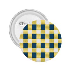 Diagonal Checkered Plaid Seamless Pattern 2 25  Buttons by Wegoenart