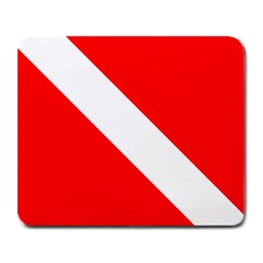 Diving Flag Large Mousepads by FlagGallery