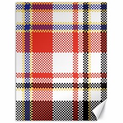 Plaid Mosaic Pixel Seamless Pattern Canvas 18  X 24  by Wegoenart